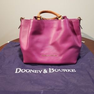 Authentic magenta Dooney and Bourke handbag